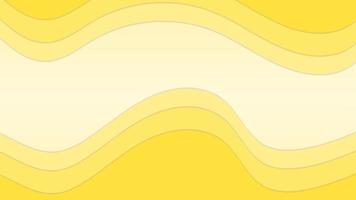 Yellow papercut abstract background with gradient paper cut vector