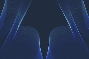 Dark blue abstract glow background with shining bright effect vector