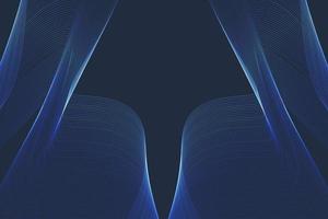 Dark blue abstract glow background with shining bright effect vector