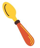 Spoon. Cutlery. Tableware. vector