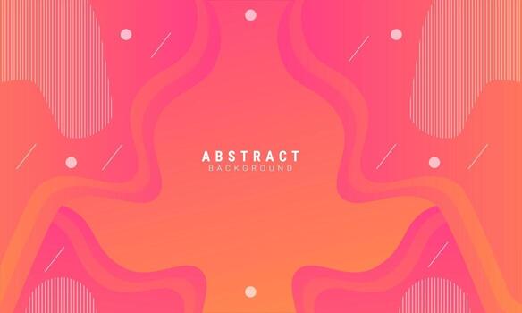 Vector Fluid Gradient Red Dynamic Wave Background Abstract Shape