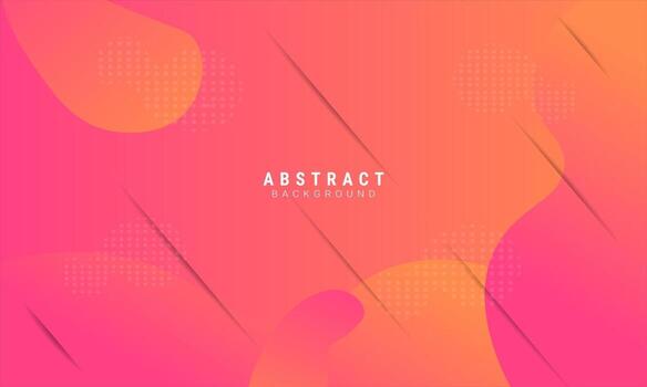 Vector Fluid Gradient Red Dynamic Wave Background Abstract Shape