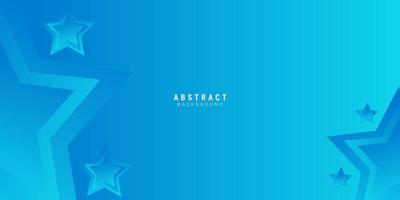Geometric abstract background with stars vector