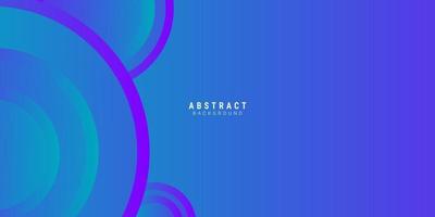 Fondo de vector abstracto azul y púrpura de curvas cálidas