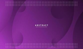 Dynamic Purple textured design in 3D style Vector Background