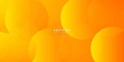 Orange and yellow abstract background of warm curves vector