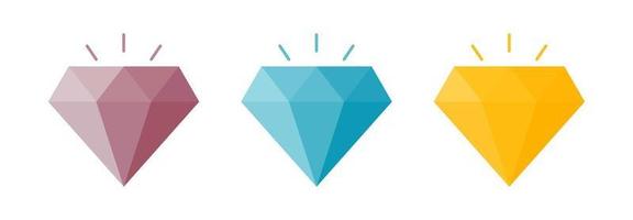 Diamond simple icon. Vector Illustration EPS10