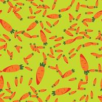 Abstract Carrot Seamless Pattern Background. Vector Illustration EPS10
