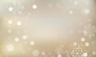 Christmas and New Year Glossy Light Background. Vector Illustration