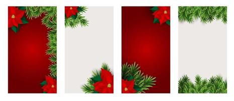 Christmas Hilidat Background for Instagram Stories Post vector