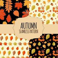 8 Seamless Pattern Collection Set Background vector