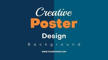 simple business poster design template  with geometric shape vector