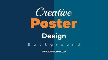 simple business poster design template  with geometric shape vector