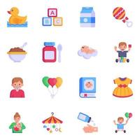 Baby Equipment  Pixel vector