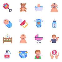Babies and Kids Accessories vector