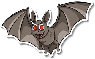A cute bat cartoon animal sticker