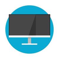 lcd screen monitor vector