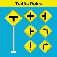 traffic rules vector