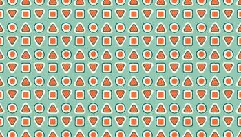 Sushi rolls pattern vector