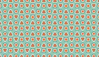 Sushi rolls pattern vector