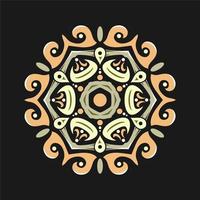 Modern mandala art vector design with a beautiful mix of colors