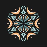 Modern mandala art vector design with a beautiful mix of colors