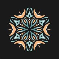 Modern mandala art vector design with a beautiful mix of colors