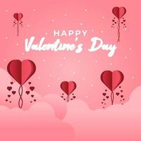 Happy Valentine Day Template Vector Design