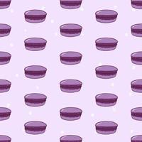 Macaron seamless pattern illustration vector