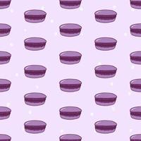 Macaron seamless pattern illustration vector