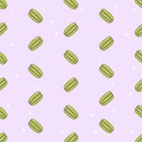 Macaron seamless pattern illustration vector