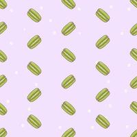 Macaron seamless pattern illustration vector