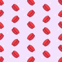 Macaron seamless pattern illustration vector