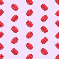 Macaron seamless pattern illustration vector