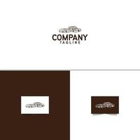 Wood Logo Design Template Vector