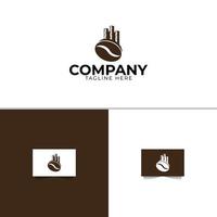 plantilla de diseño de logotipo de ciudad de café vector