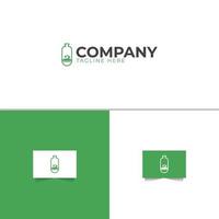 Pharmacy Bottle Logo Design Template vector