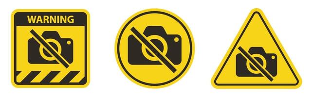 Do not record images,No photography sign vector