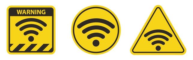 icono de wifi, internet inalámbrico vector