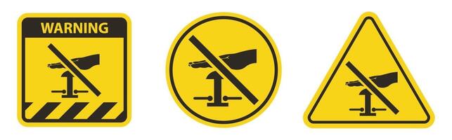 Do Not Switch On Symbol Sign vector