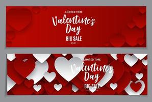 Valentine's Day Love and Feelings Sale Background Design. vector