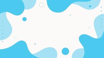 Modern Abstract Flat Geometric Liquid Shapes Background vector