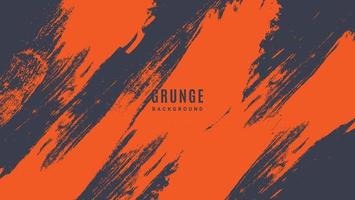 Minimal Abstract Orange Grunge Scratch Background Template vector