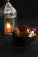 Close up candle snacks Ramadan. Resolution and high quality beautiful photo