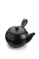 Chinese tea pot on white background