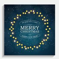 Abstract Beauty Merry Christmas and New Year vector