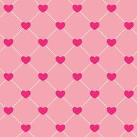 Romantic Seamless Pattern Background Vector Illustration