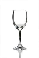 Wine glass isolated on white background photo