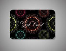 Beautiful Gift Card. vector