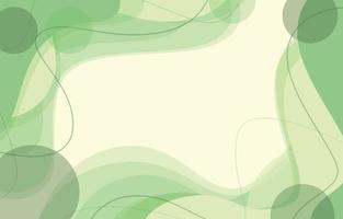 Green Wave Liquify Abstract Background vector